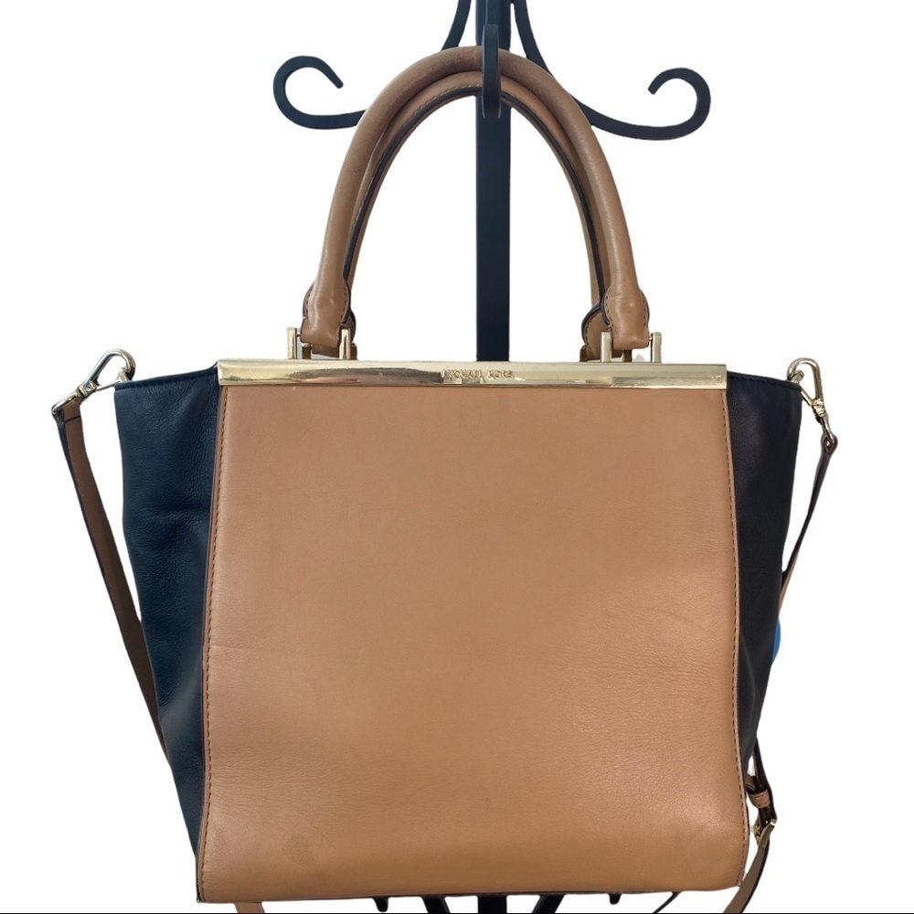 Michael Kors Lana Colorblock Leather Medium Bag